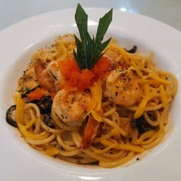 สปาเก็ตตี้ซอสไข่กุ้ง