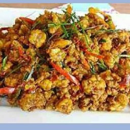 ข้าว+คั่วกลิ้งไก่สับ หรือ ไก่ชิ้น