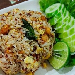 ข้าวผัดน้ำพริกกากหมูใส่ไข่ เมนูแนะนำ