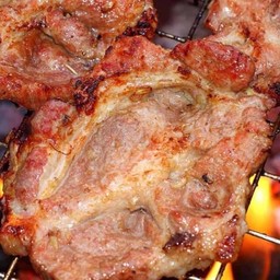 เมนู คอหมูย่าง