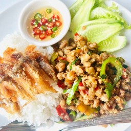 ข้าวหน้าปลาแกะ จ.จูน สันพระเนตร