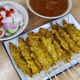 หมูสะเต๊ะจัมโบ้ 30 ไม้