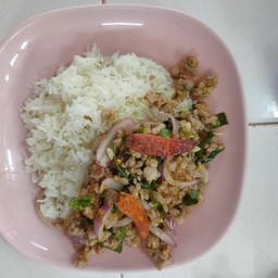 ข้าวลาบไก่