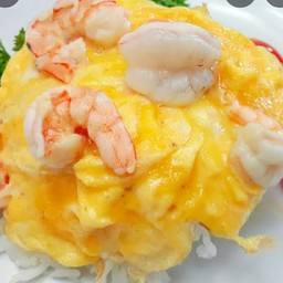ข้าวไข่ข้นกุ้ง