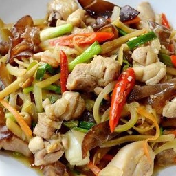 ผัดขิง(กับข้าว)