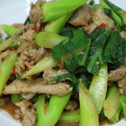 ผัดคะน้า(กับข้าว)