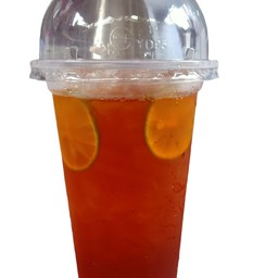 ชามะนาวเย็นแบบแก้ว