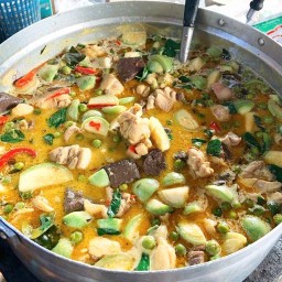 ขนมจีนแกงเขียวหวาน-อาหารตามสั่ง Byป้านาง