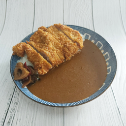 แกงกะหรี่หมูทอด