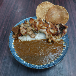 แกงกะหรี่ไก่ย่าง