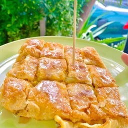 โรตีใส่กล้วย+ไข่