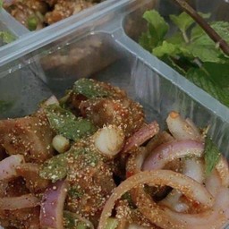 หมูเกาหลียำแซ่บ (ไม่มีข้าว)