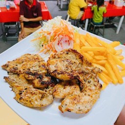 สเต๊กอกไก่พริกไทยดำ ( 2ชิ้น )