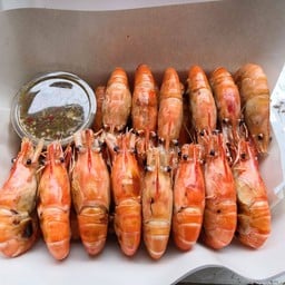 กุ้งเผาเตาถ่านไซค์MM ครึ่งกิโลกรัม (12-14ตัว)