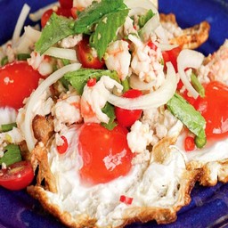 ยำไข่เค็มดาว