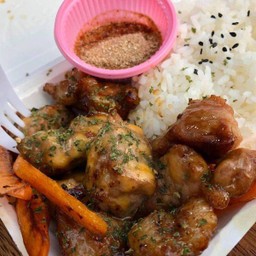 ข้าวโคตรเนื้อหมูเกาหลี x ชีส