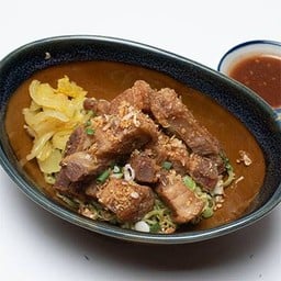 บะหมี่ 1 หมี (หมูกรอบ)