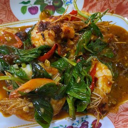 ผัดพริกเผานมสด