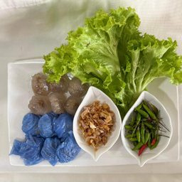 ผสมแป้งอัญชันล้วน