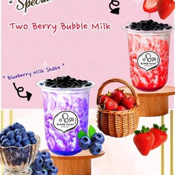 สตอเบอรี่+บูลเบอร์รี่นมสด
