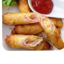 ปอเปี๊ยะแฮมชีส