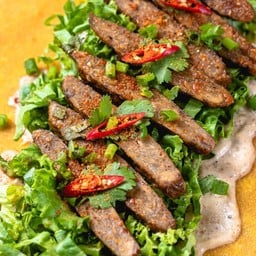 Nam Tok Mhoo Wrap  น้ำตกหมู แรพ