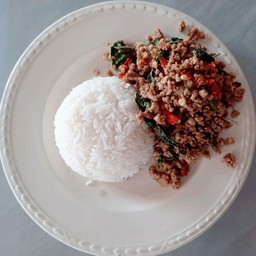 กะเพราแซ่บดาก