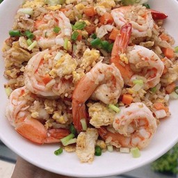 ข้าวผัดกุ้ง+ไข่ดาว