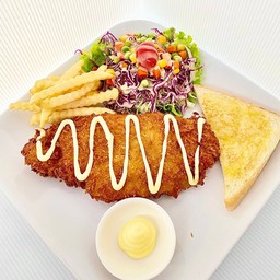 สเต็กปลาทอด