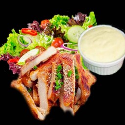 สลัดสเต็กไก่ย่าง