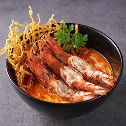 ข้าวซอยกุ้งย่าง