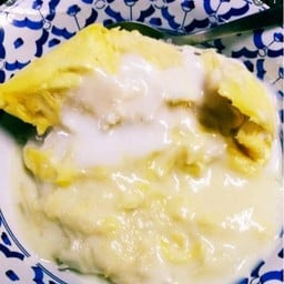 น้ำกะทิทุเรียน+ข้าวเหนียว