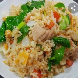 ข้าวผัดไข่+หมู