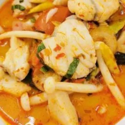 ต้มยำปลากระพง