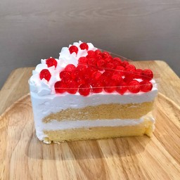 เค้กครีมสดเยลลี่ท๊อปปิ้ง