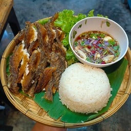 ข้าวปลาแกะน้ำจิ้มรสเด็ด