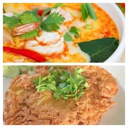 ต้มยำรวมมิตร+ไข่เจียวหมูสับ