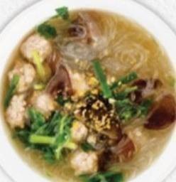 ต้มจืดวุ้นเส้น+สาหร่ายหมูสับ