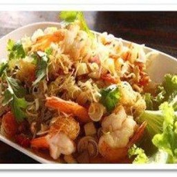 ยำตะไคร้กุ้ง