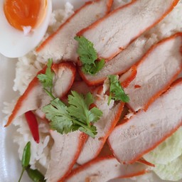 ข้าวหมูแดงล้วน