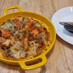 พิซซ่าซีฟู้ด Pizza seafood