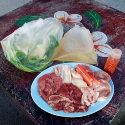 หมูกระทะชุดสุดประหยัด (สำหรับ 1 คน)
