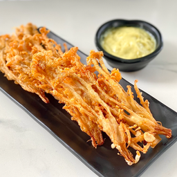 เห็ดเข็มทองทอด ซอสครีมวาซาบิ (แนะนำ)