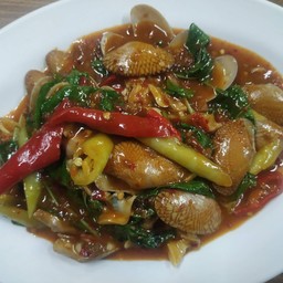 ข้าวหอยลายพริกเผา