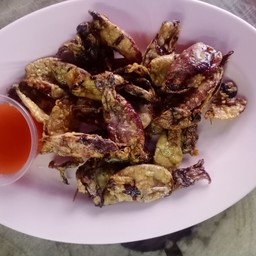 ปลาหมึกแห้งทอด