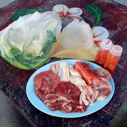 ชุดเซ็ตหมูกระทะ 1kg. (1-2 คน)
