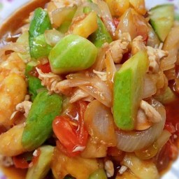 ผัดเปรี้ยวหวาน เป็นกับ ยั่วๆ