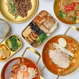 Bapsang Bossam บับซัง อาหารเกาหลี