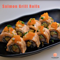 แซลมอน กริล โรล (โรลแซลมอนย่าง)