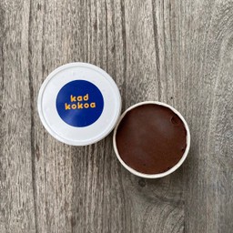 Chocolate sorbet scoop